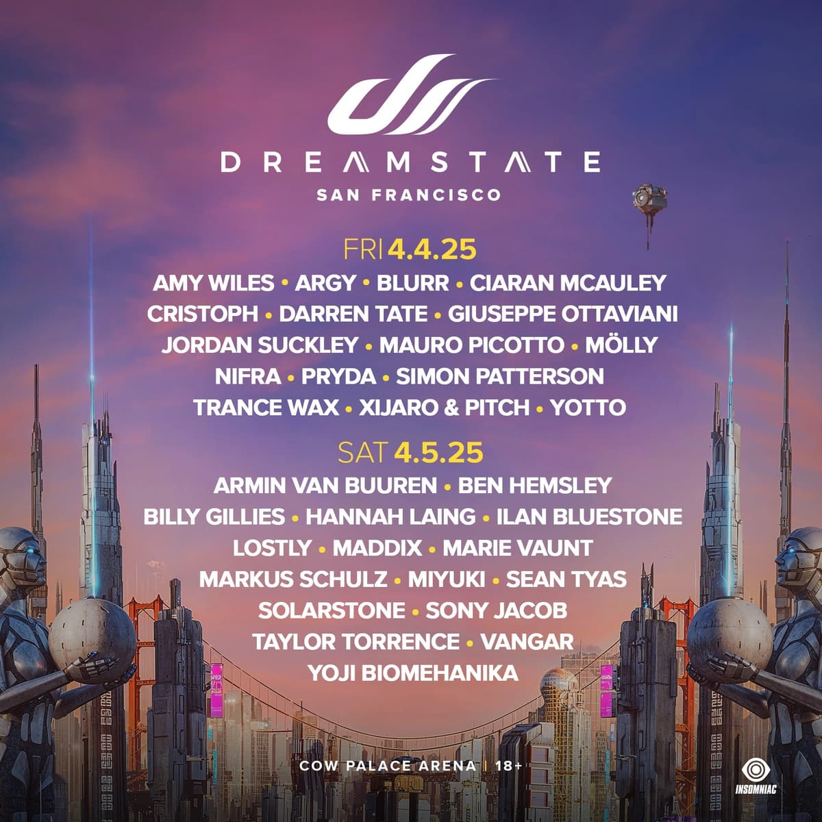 Dreamstate San Francisco promotional image