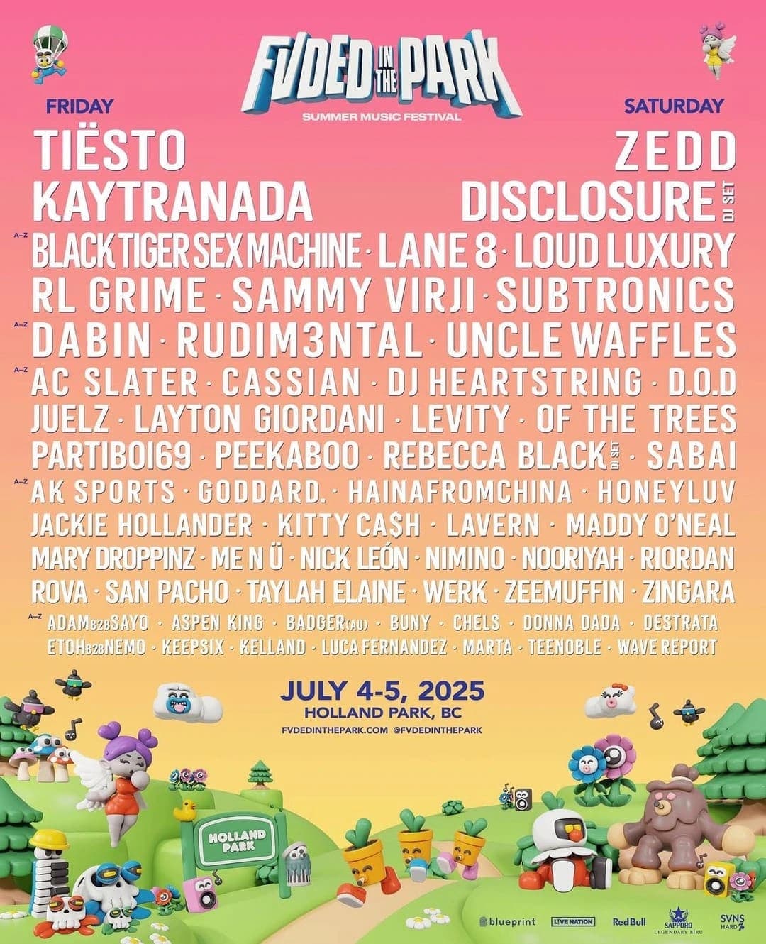FVDED in the Park promotional image